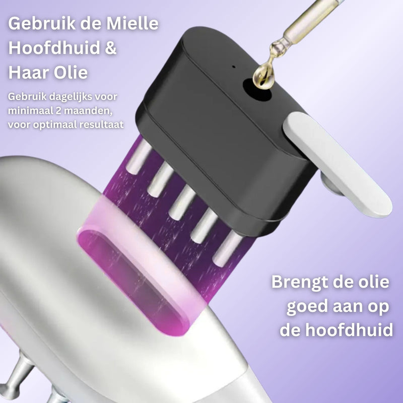 HairGlow 3in1 Haargroei Borstel